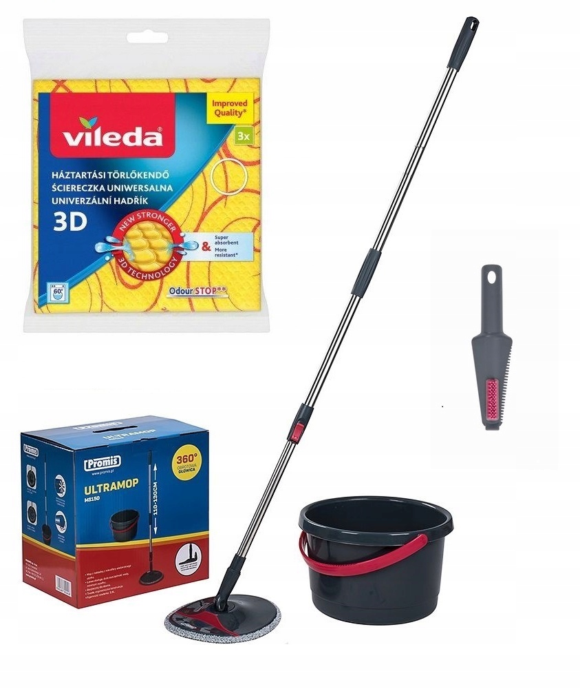 Mop Rotary Bucket Ultramop Promis MS150 + VileDa