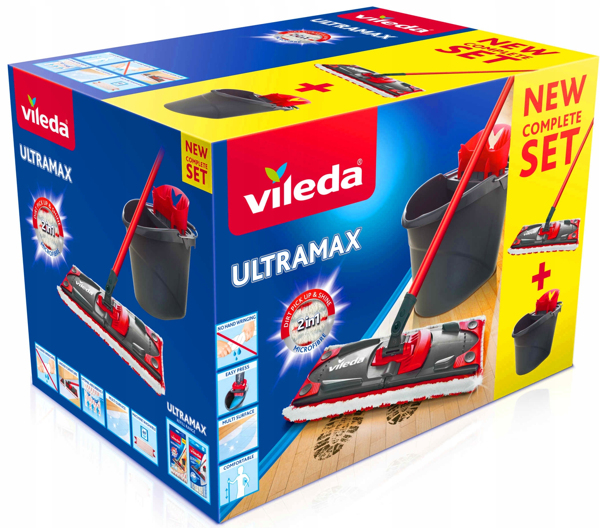 VILEDA ULTRAMAX PLETNÝ MOP BUCKET SETEzer