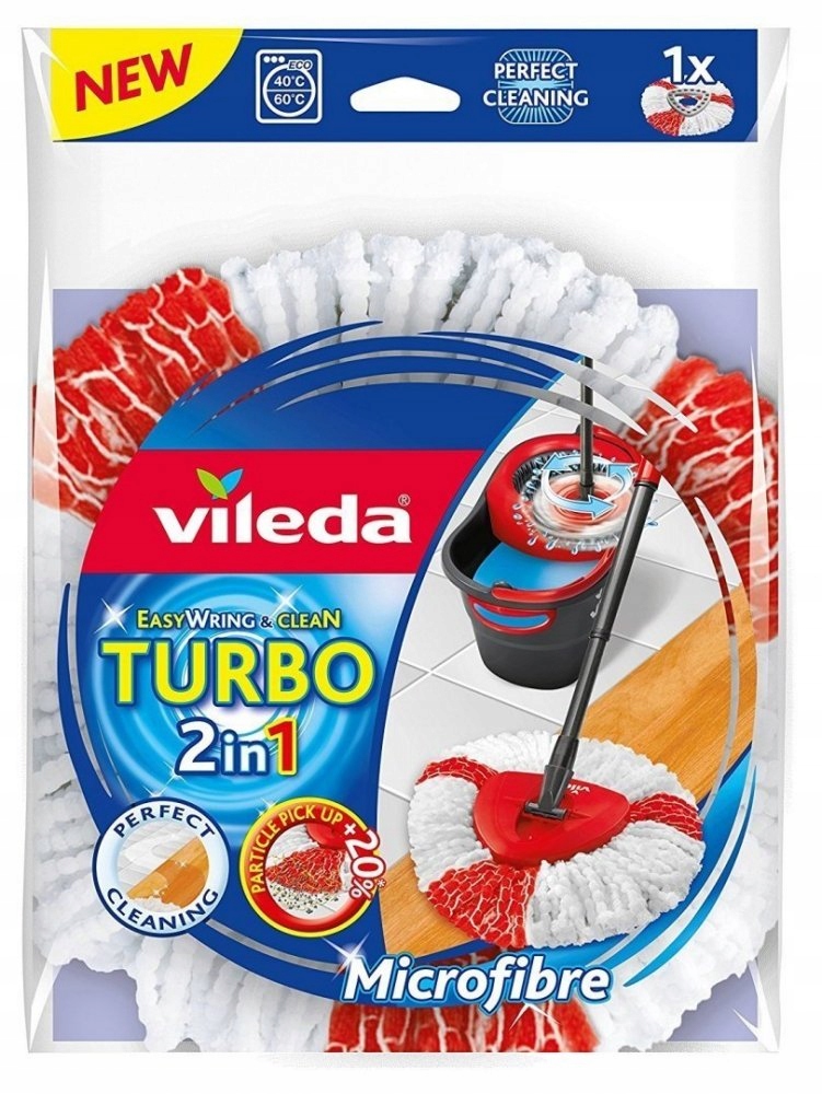 Villeda Easy Wring & Clean Turbo 2in1 Rotary Mop