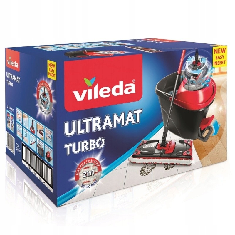 Vileda ľahké Wring Ultrama Turbo Flat mop
