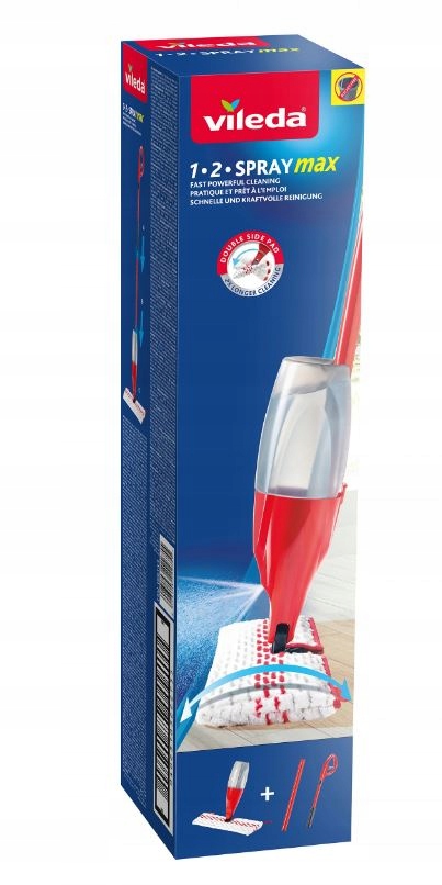 Vileda 1 2 max plochý mop Spray & Clean 40 cm