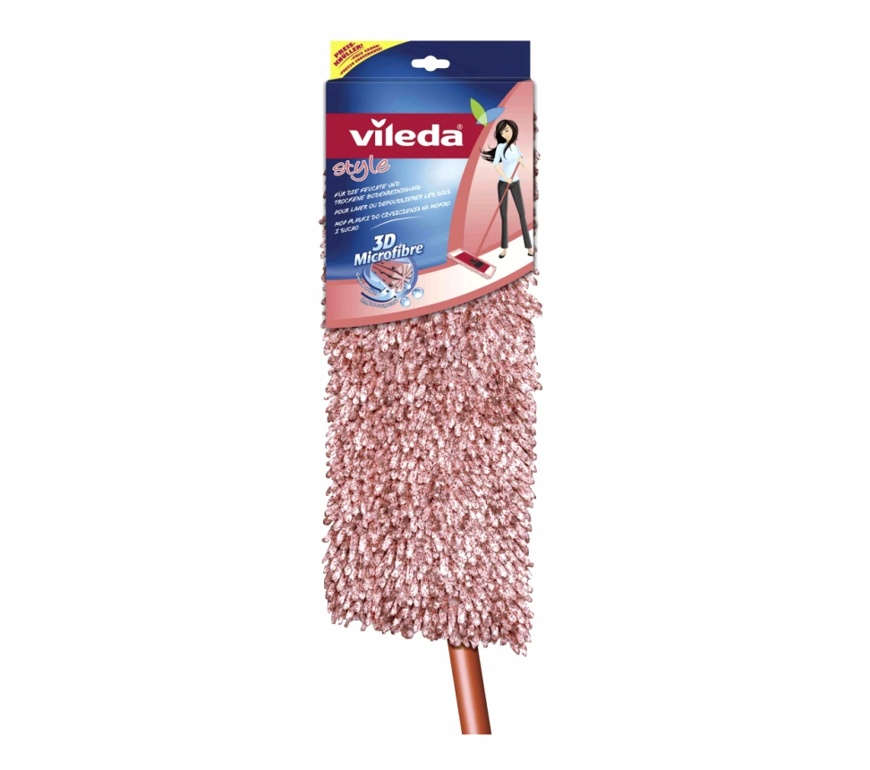 VILEDA 3D plochý mop chenillle s paličkou
