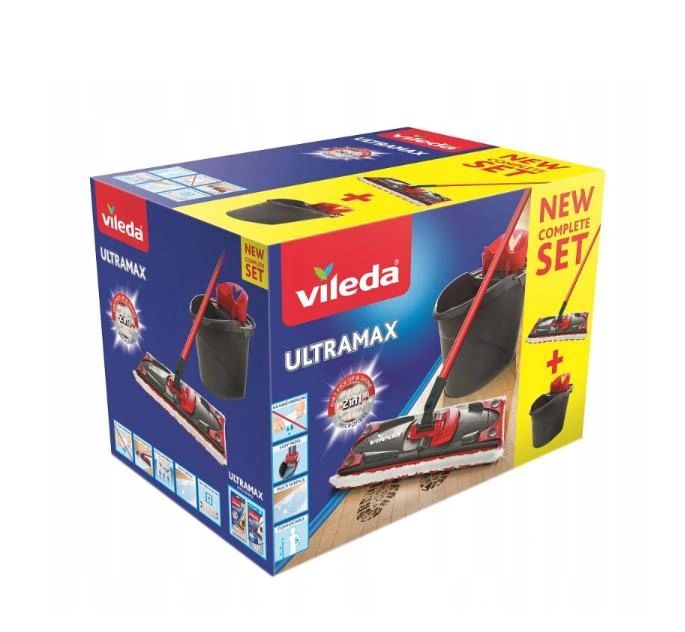 VILEDA ULTRAMAX Box Flat + Bucket + Squeezer