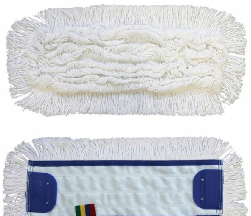 Plochý bavlnený mop s kartami 40x11cm tip