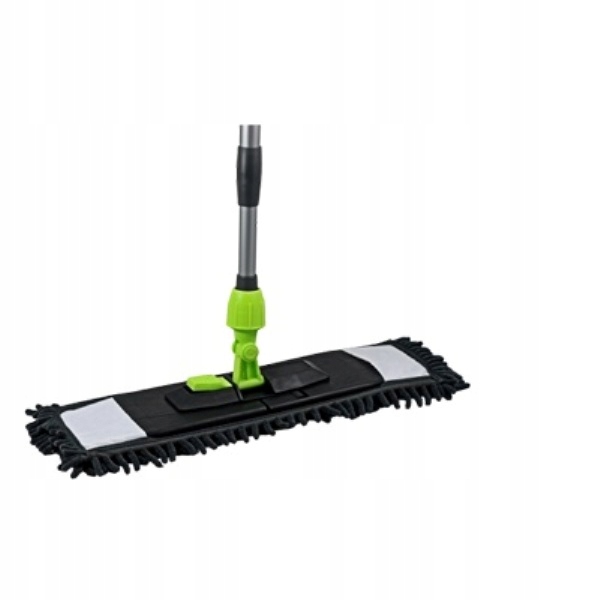 Plochý mop chenille s teleskopickou tyčkou 120 cm
