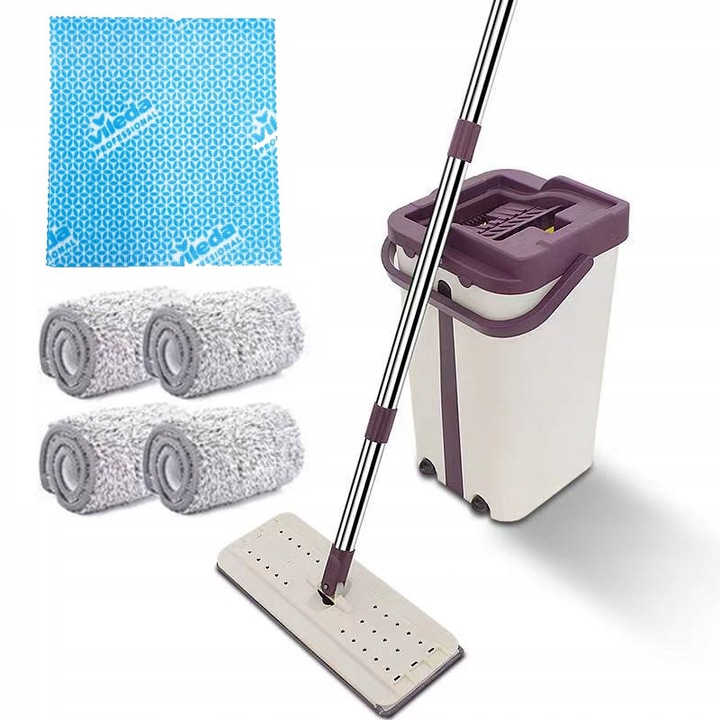 Ploché mopy dva -chamberové vedro + 4 kazety VileDa