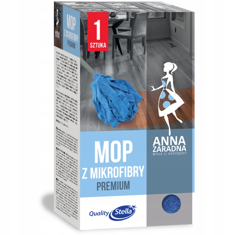 Mop vyrobený z prémiového mikrovlákna PB-6653 Anna Zaradna