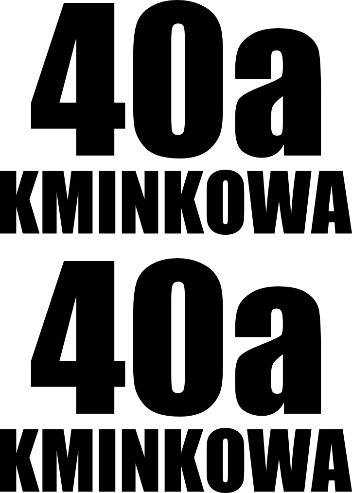 NÁLEPKA číslo ulice názov 2ks 20x13 na smetný kôš