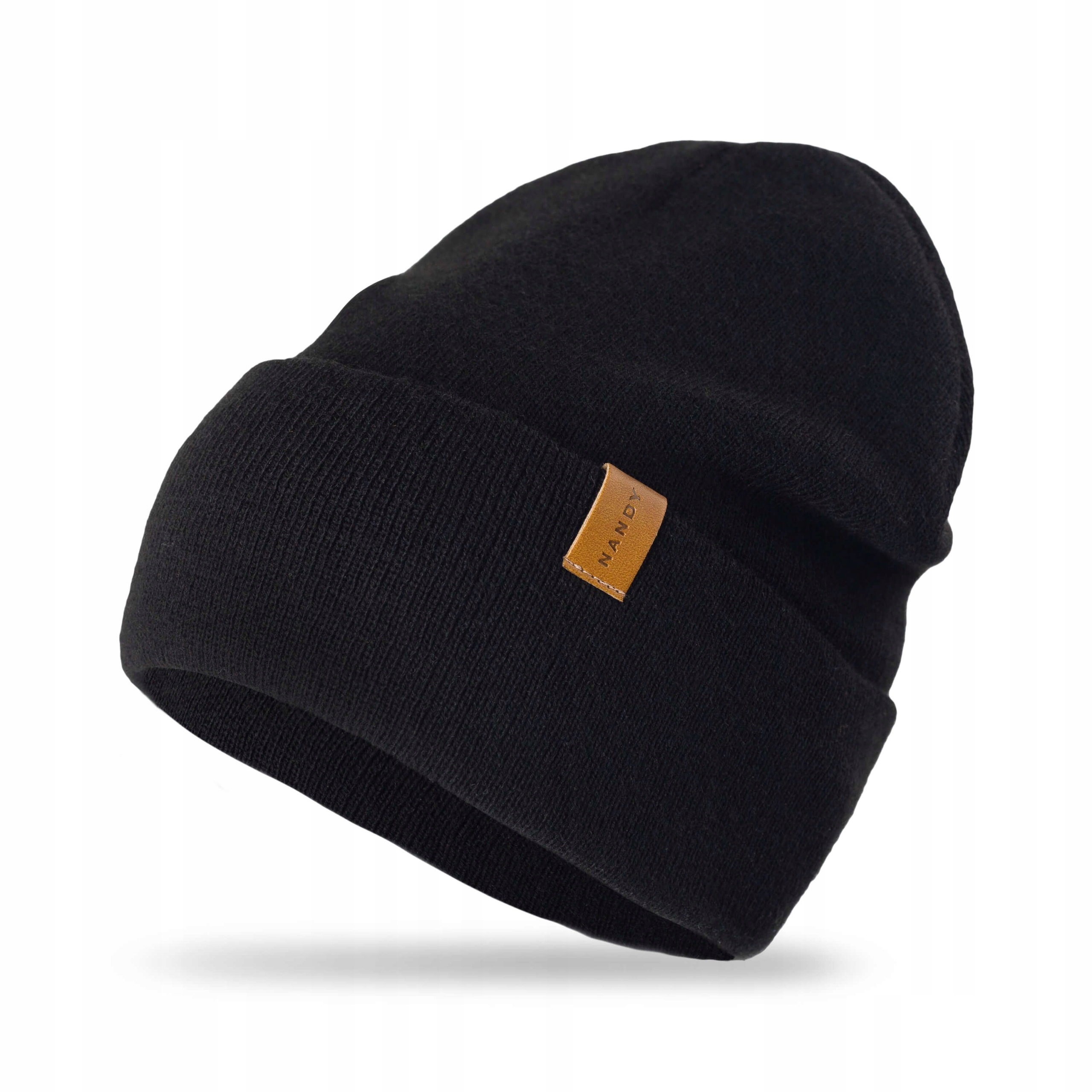 Nandy Black Winter Cap, Universal