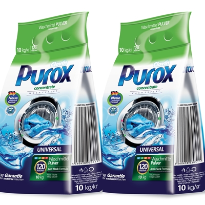 Prací prášok - Nemecký PUROX Universal 2 x 10kg prášok