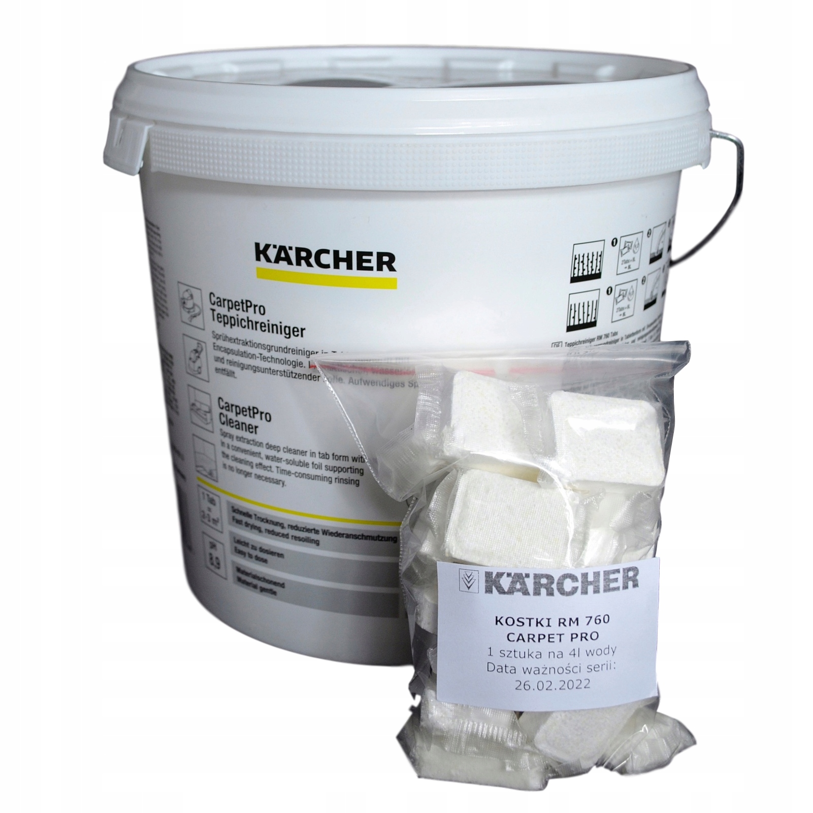 Prací prášok - Nemecký Ankle Karcher RM 760 CLASSIC 20 ks