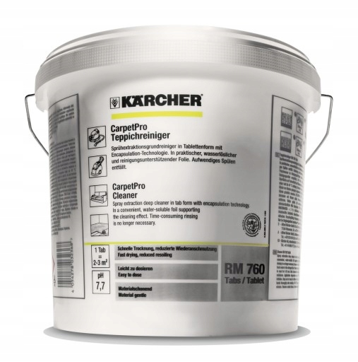 Prací prášok - Nemecké kocky KARCHER RM 760 CLASSIC 200 ks