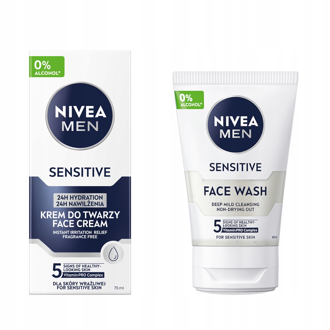 krém, Nivea Men pleťové krémy 75 ml