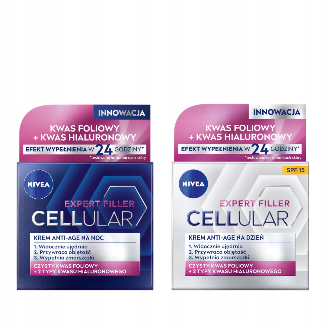 NIVEA Cellular Expert Filler denný krém proti starnutiu s ochranným faktorom 15 50 ml