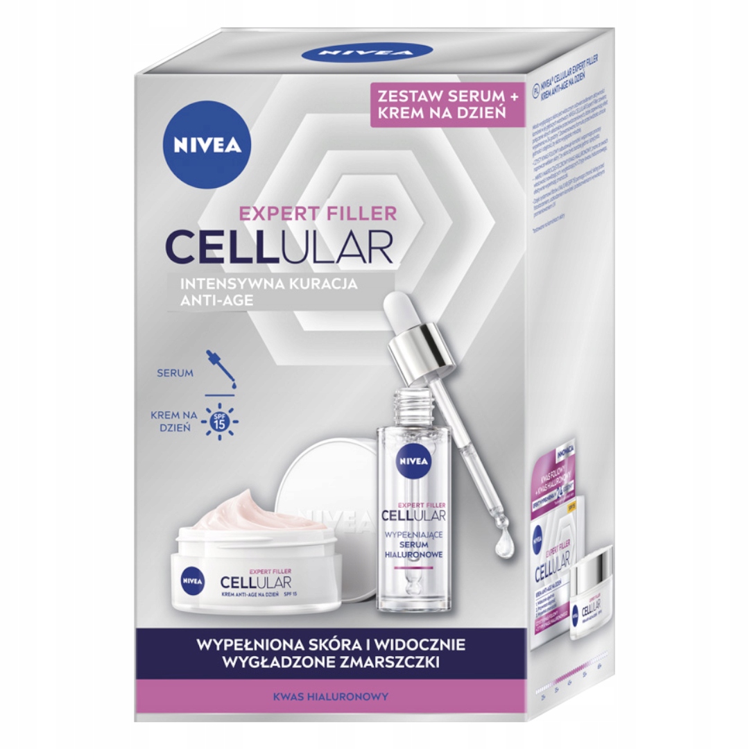 Sada denného krému a séra NIVEA CELLULAR EXPERT FILLER