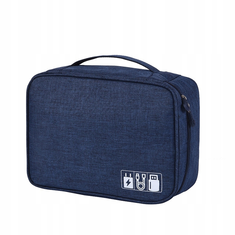 Modrá cestovná taška na uskladnenie unisex