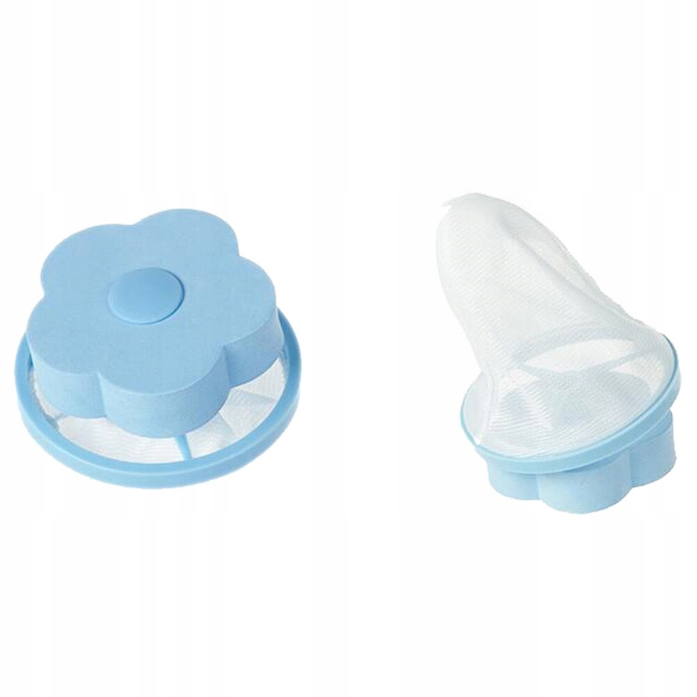 Blue-2 PCS Style 1 Dávka loptičiek pre práčku Filt