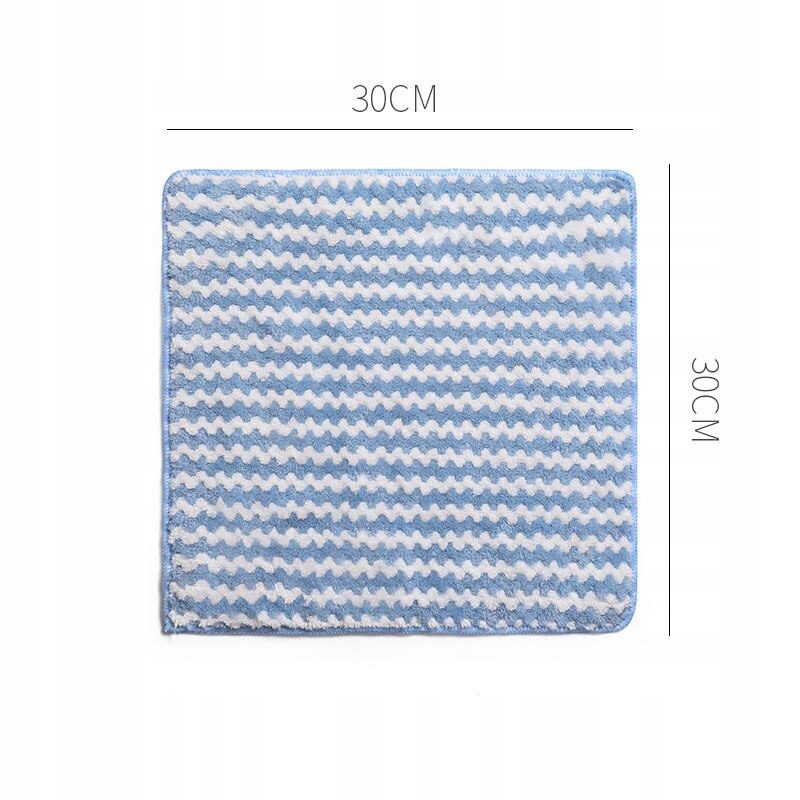 Čistiaci handričku s modrými štýlmi 30x30 s m
