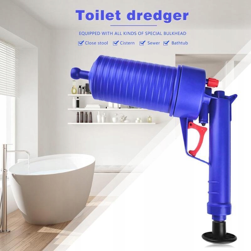 Okamžité prehlbovanie toalety modrý štýl