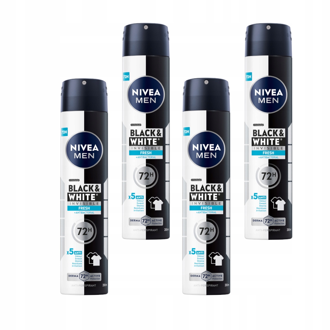 Nivea MEN antiperspirant Black&White Invisible Fresh 200 ml