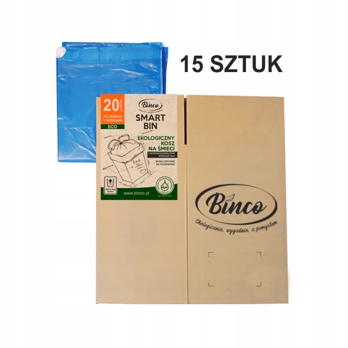 Nové ekologické nádoby na odpadky 20 l - kartón 15 ks.