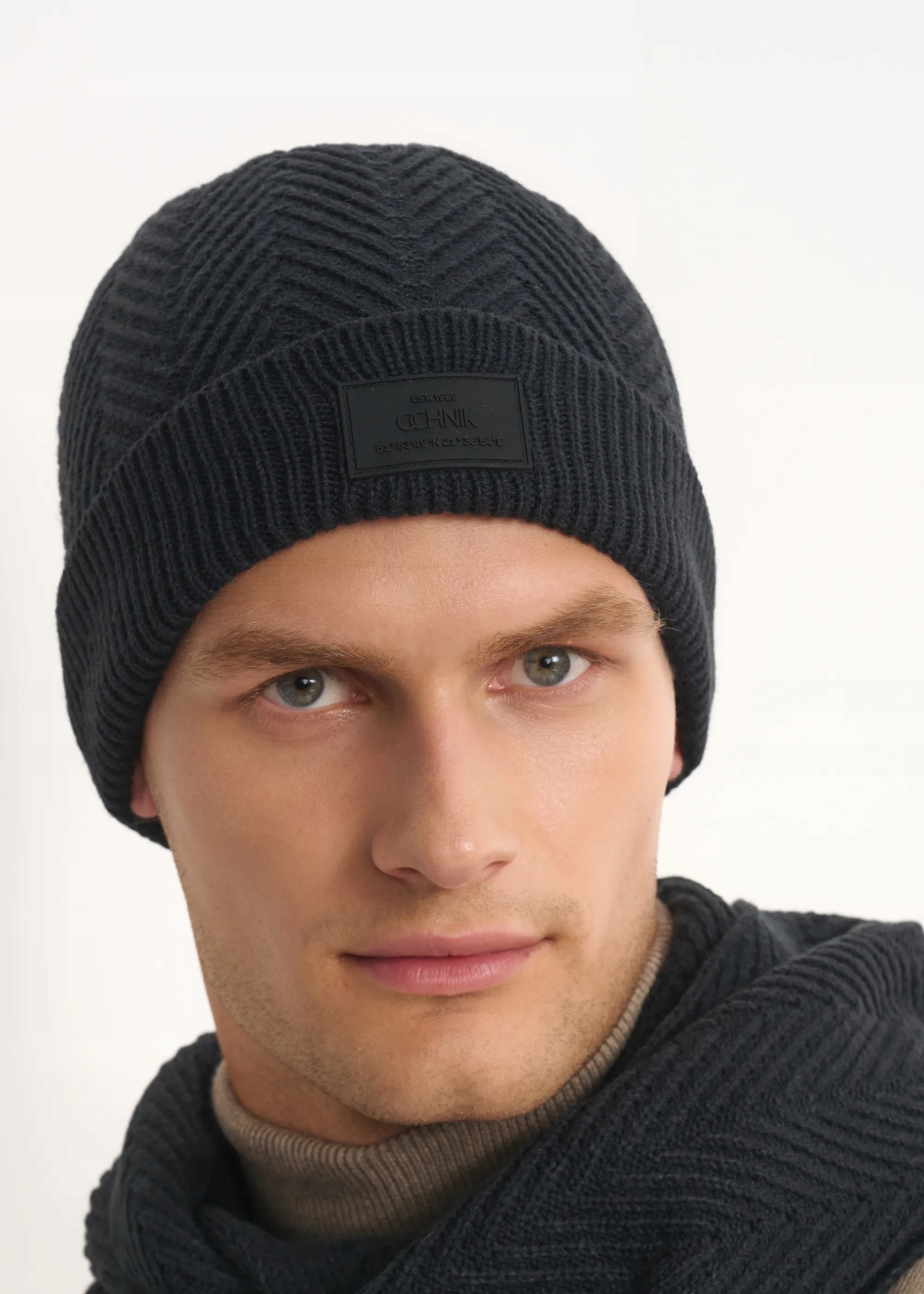 Ochnik Navy Blue Male Hat Czamt-0057-68