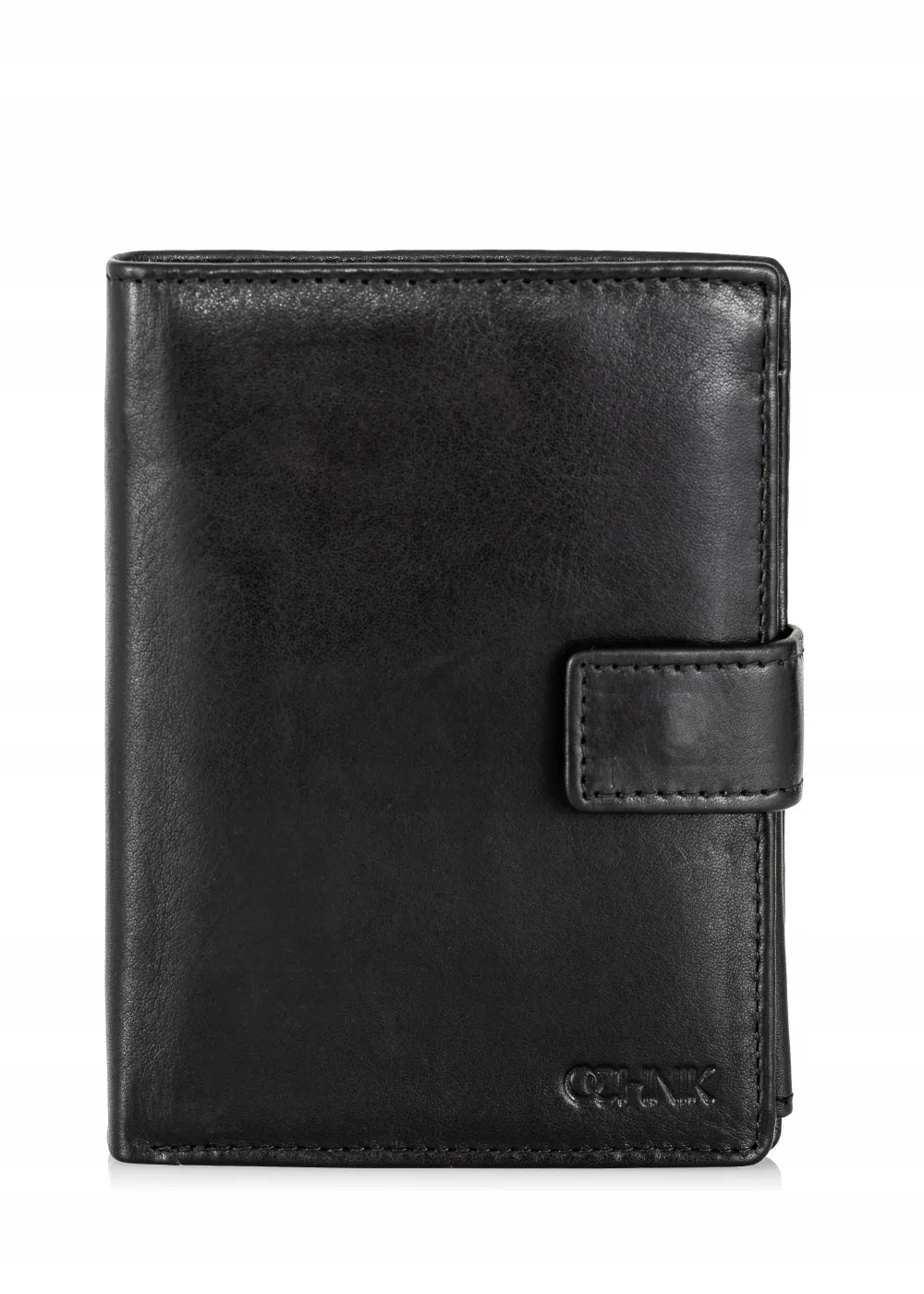 Peňaženka - Ochnik Portfólio prírodné kožené čierne Porms -0455 - Pánsky produkt