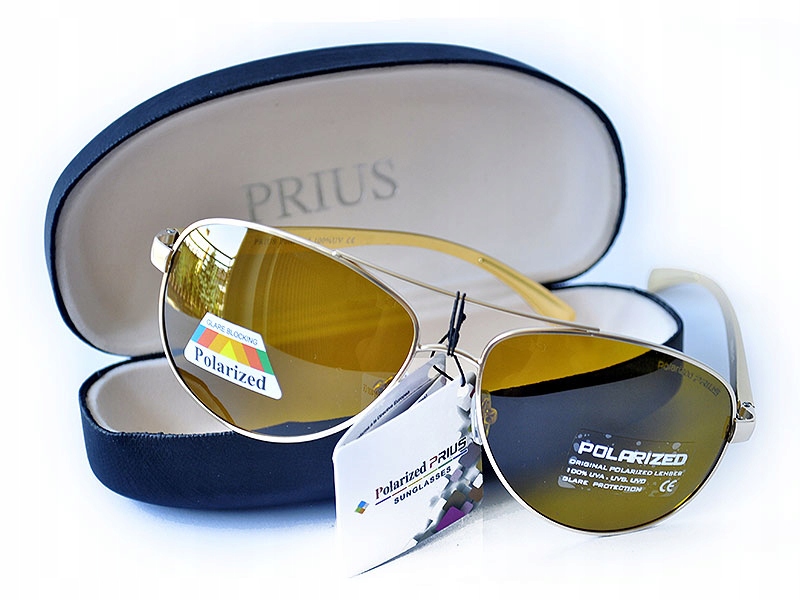 Pánske polarizačné okuliare UV uvoľňovanie slnečných okuliarov Etuiokul Pilot (Aviators) - mužský produkt