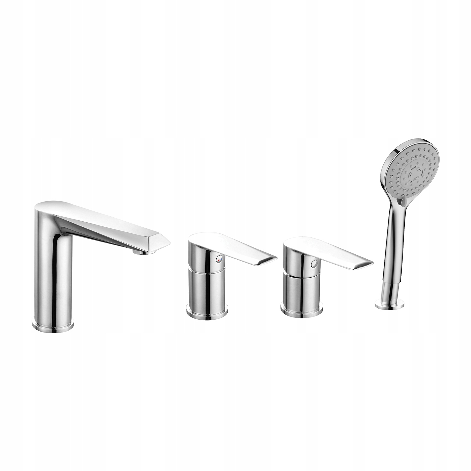 Omnires Astoria Bathtub Battery 4 Hole Chrome