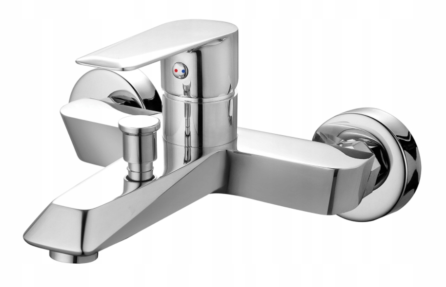 Omnires Astoria Bath-Tap Battery Chrome