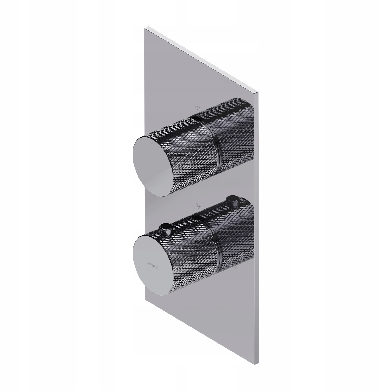 Omnires Contour Termostatic Battery, P/T, Chrome