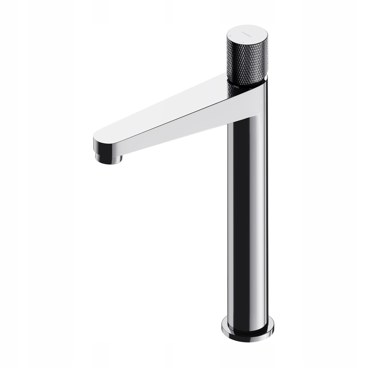 Omnires Contour Washbasin Battery, High, Chrome