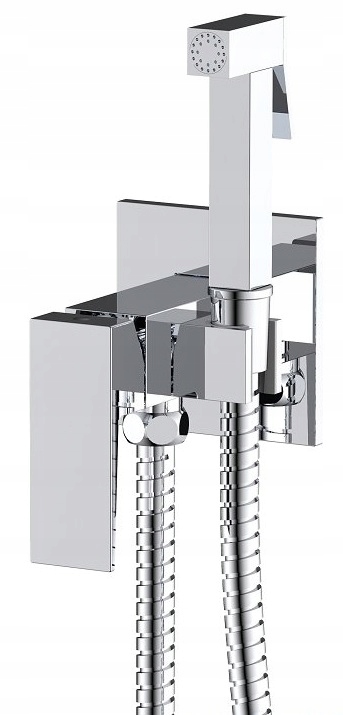 Omnires Fresh Flush -Mounted Bidet System Chrome