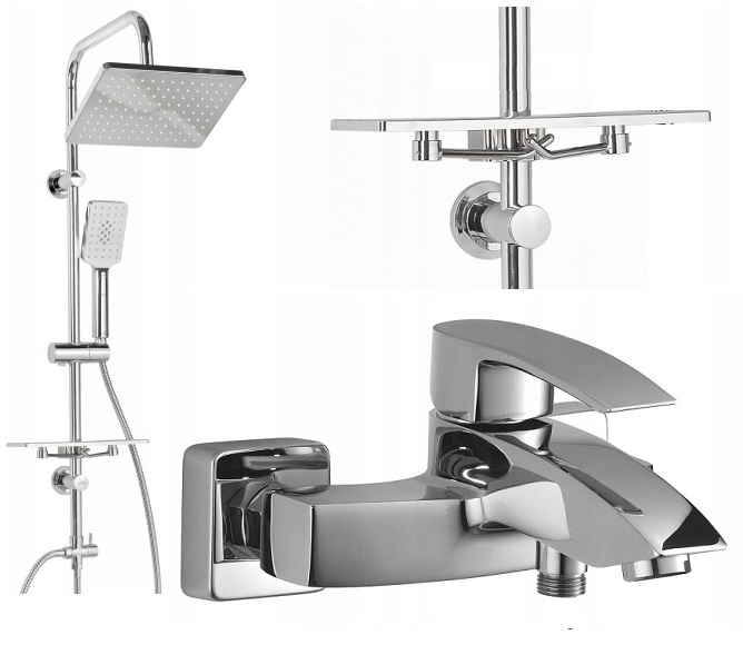Omnires Murray Mu6130 Bath Tank Batéria+dažďová sprcha