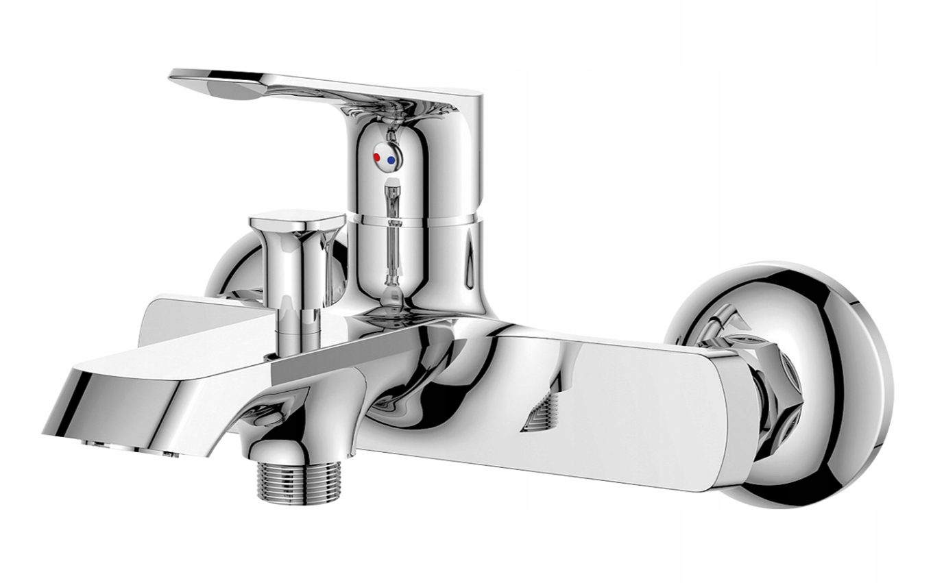 Omnires Norman Bath-Tap Battery Chrome
