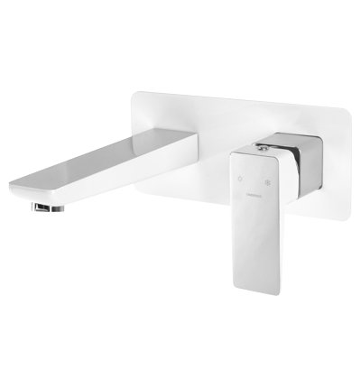 Omnires Parma White Washbasin Battery PM7415 CRB