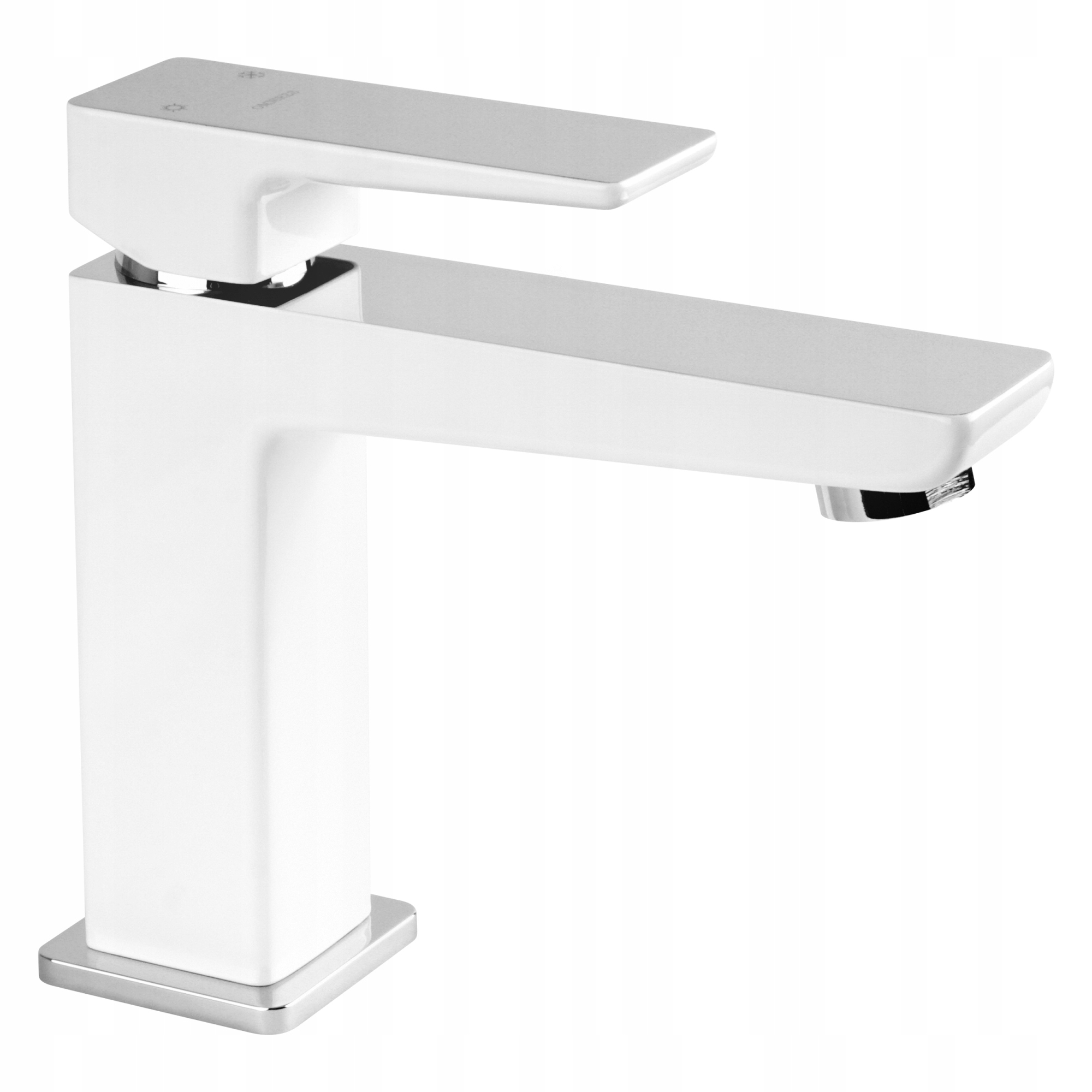 Omnires Parma Chrome/White Washbasin Faucet