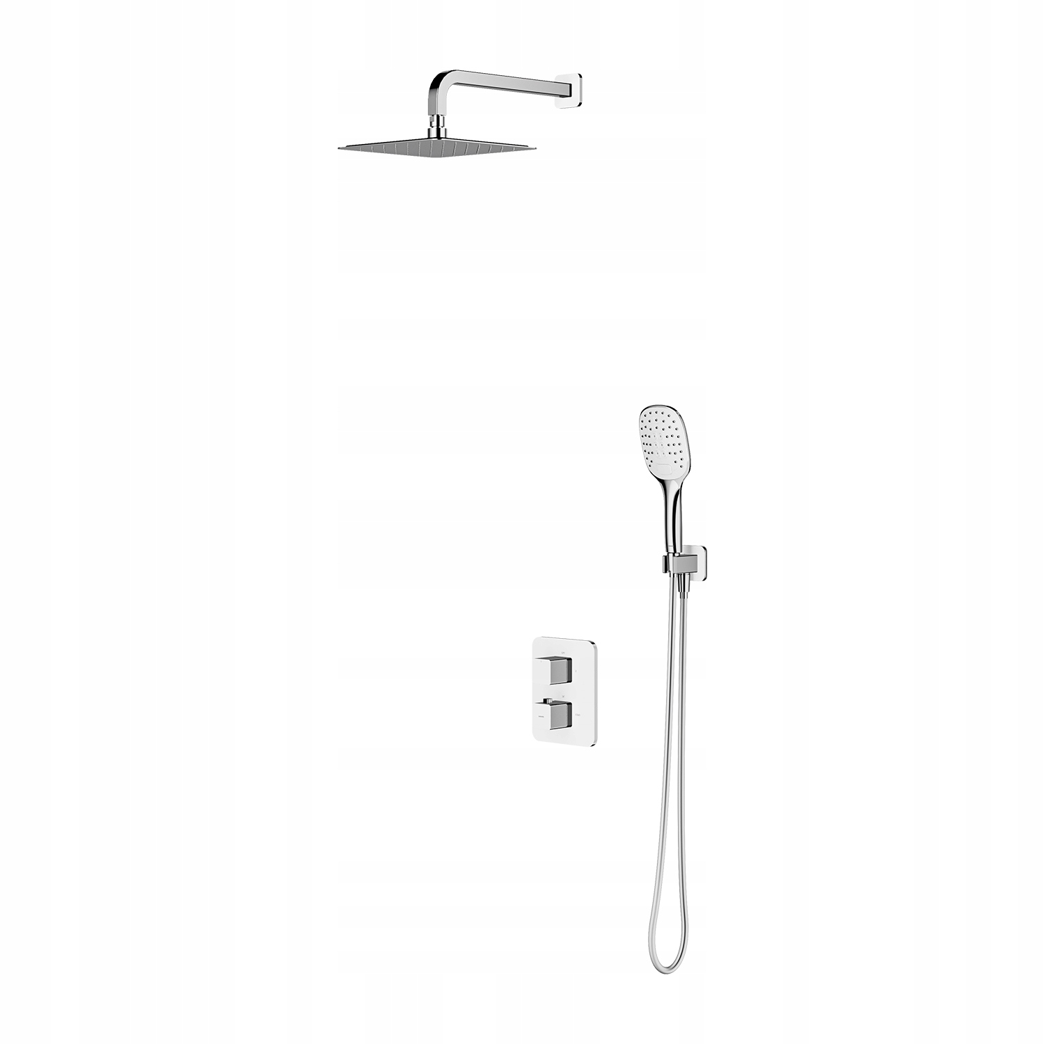 Omnires Parma Thermo. White-Chromium sprchový systém