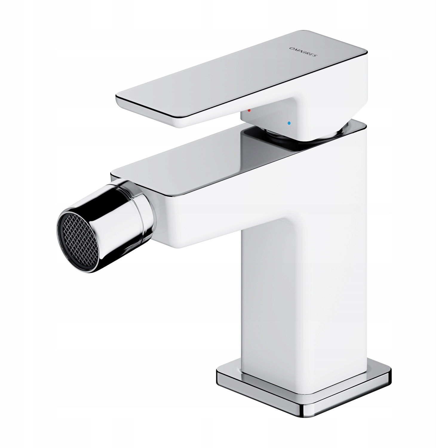 Omnires Parma Bidet batéria, biela / chróm