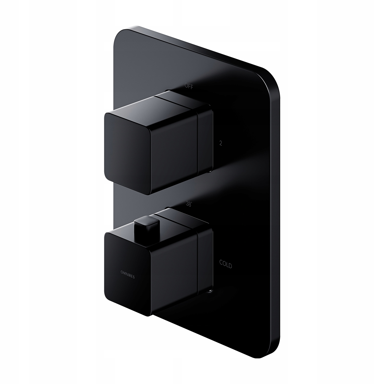 Omnires Parma Termostatic Battery Pt Black Mat