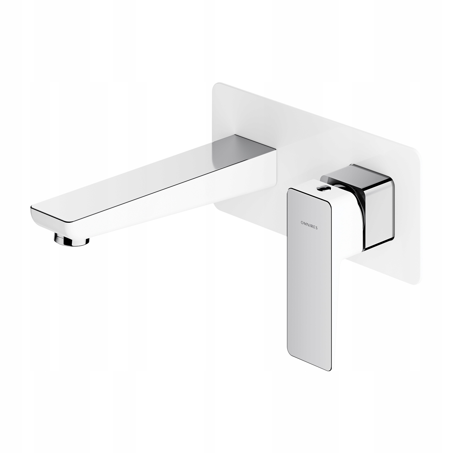 Omnires Parma Washbasin Battery P/T, White Chrome