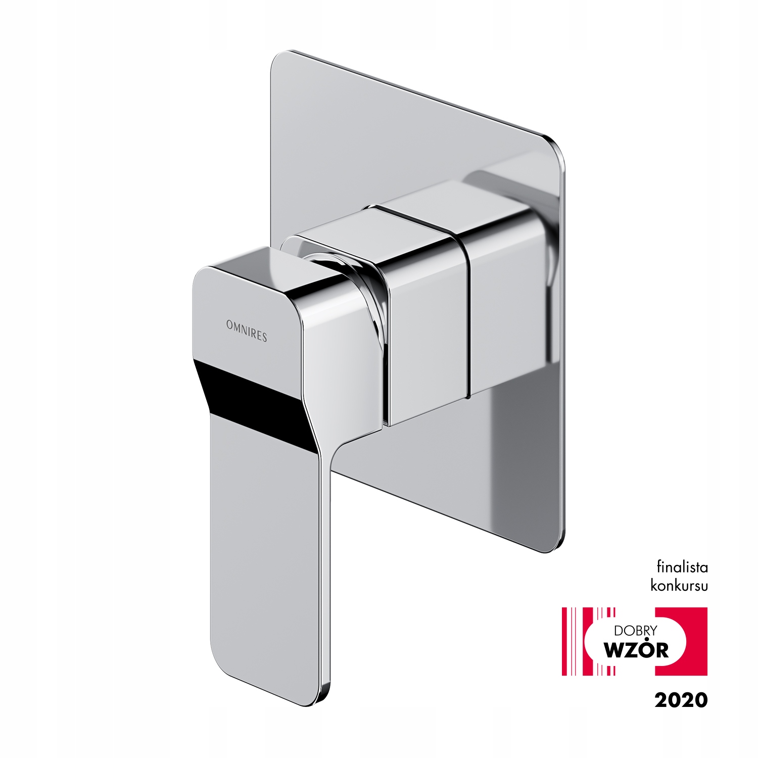 Omnires Slide Flush -Mounted Shower Battery Chrome