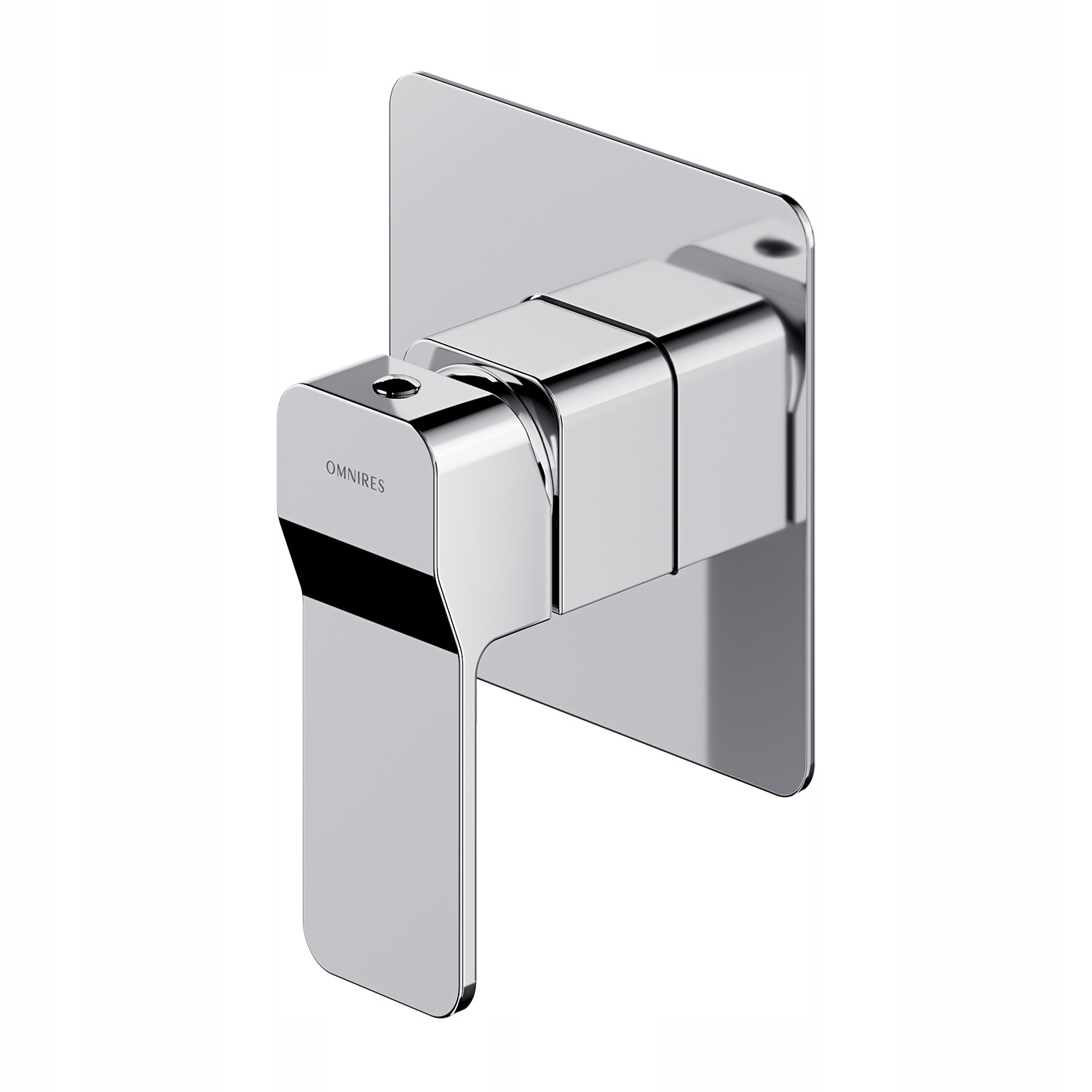 Omnires Slide Shower Battery, P/T, Chrome