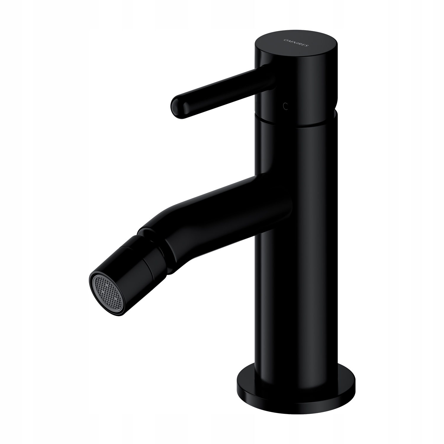 Omnires y čierna bidet batéria