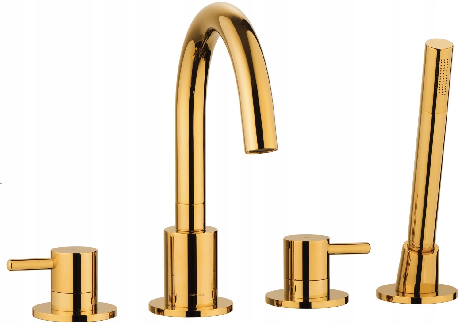 Omnires y 4-jamkový zlatý faucet