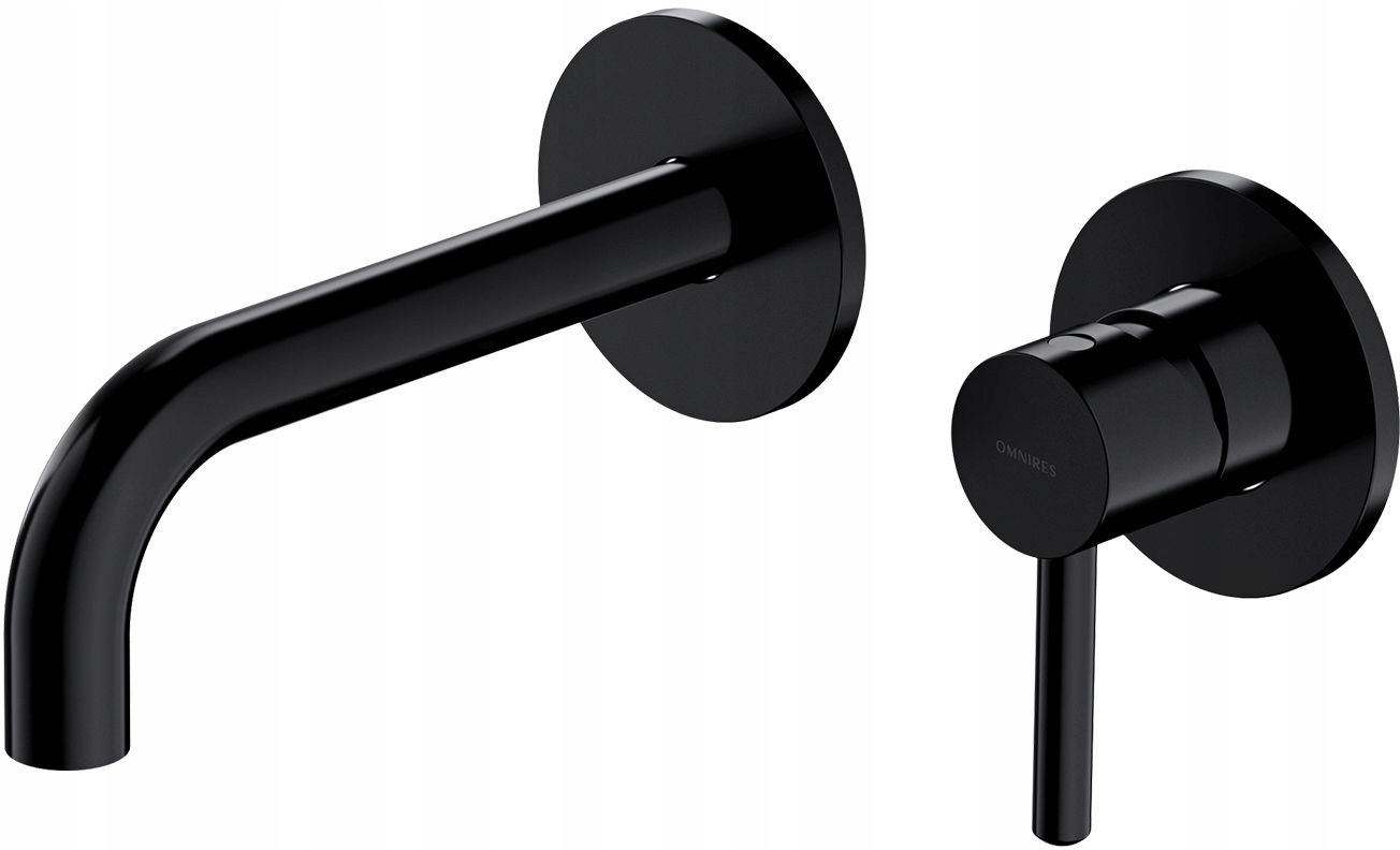 Omnires y washbasin batéria. Black Semi -Matt.