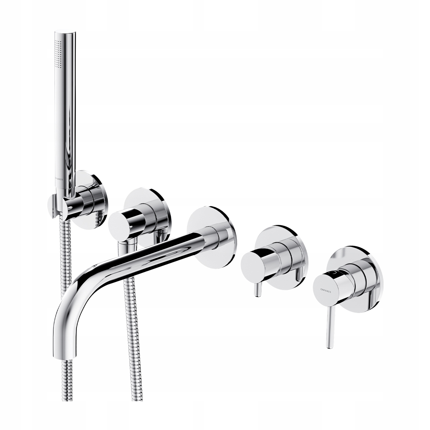 Omnires y 5-kotvená vaňa P/T, Chrome