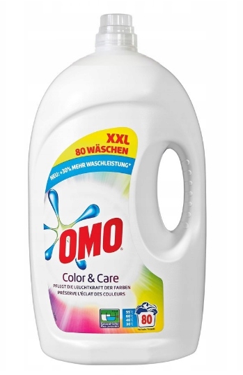 Prací gél - OMO COLOR FARBY PRACOVNOSTI 80 WASCE RUSTRIA