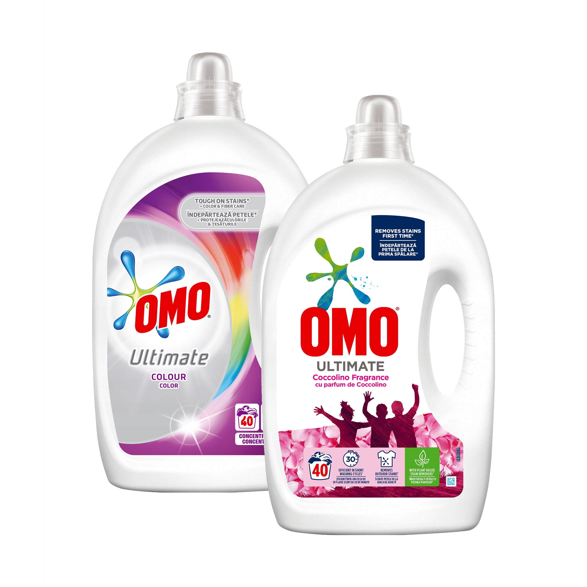 Prací gél - OMO Coccolino Fragrance + Color prací gél 80pr