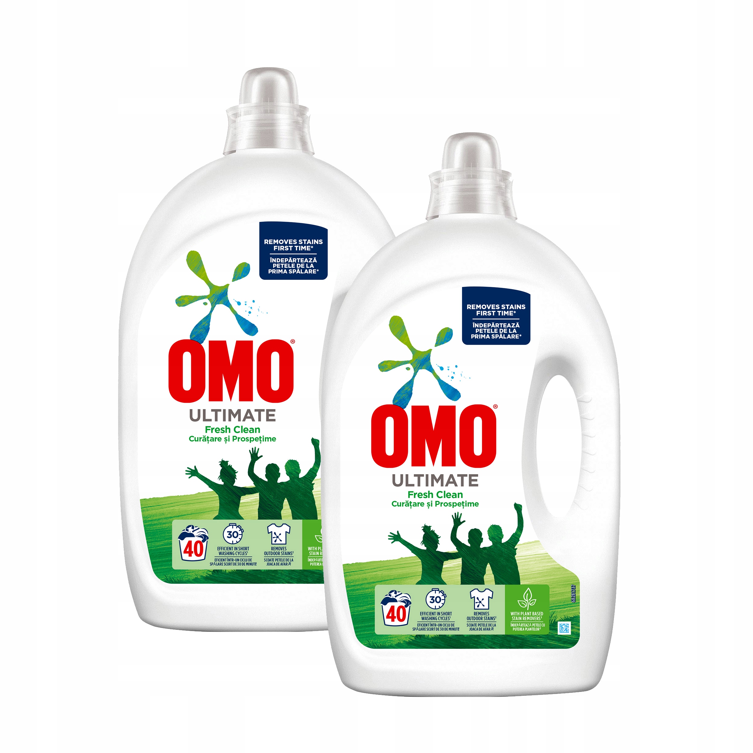 Prací gél - OMO Čerstvý čistiaci prášok 80 Umyte 2x2l